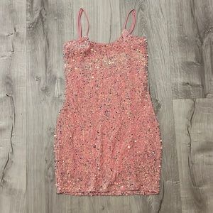 Lucy in the sky pink dress